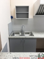 TO002 - Обзавеждане за закусвалня: Stone grey, Aluminium